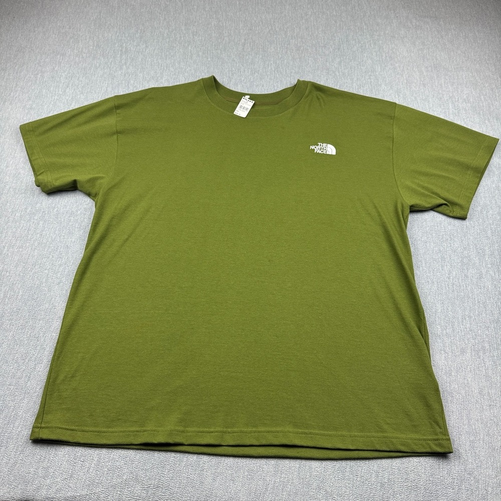The North Face T Shirt Mens XL‎ Green  Short-Sleeve Evolution Box Fit Tee NWT